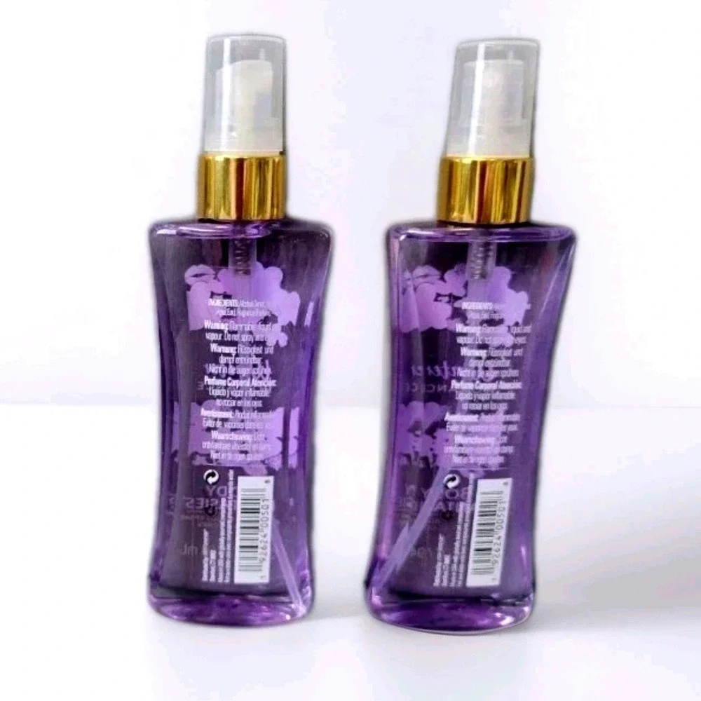 Body Fantasies Winter Romance Body Spray Limited Edition 2pk 3.2oz Purple Women